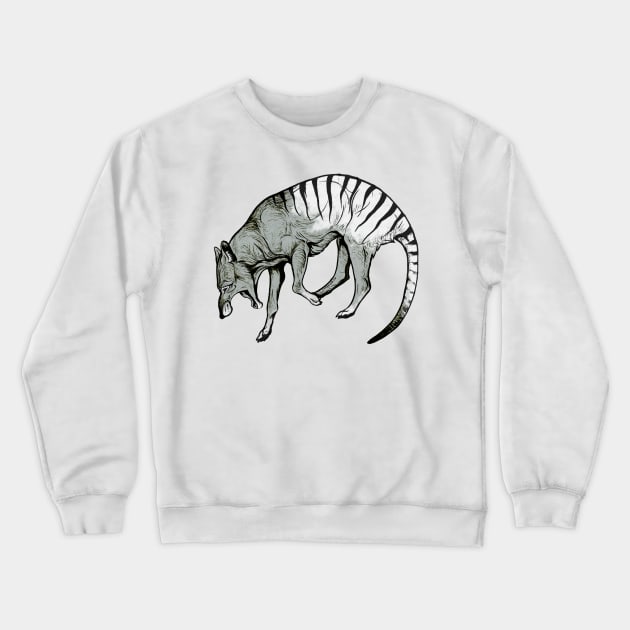 Thylacine Ink Crewneck Sweatshirt by charamath